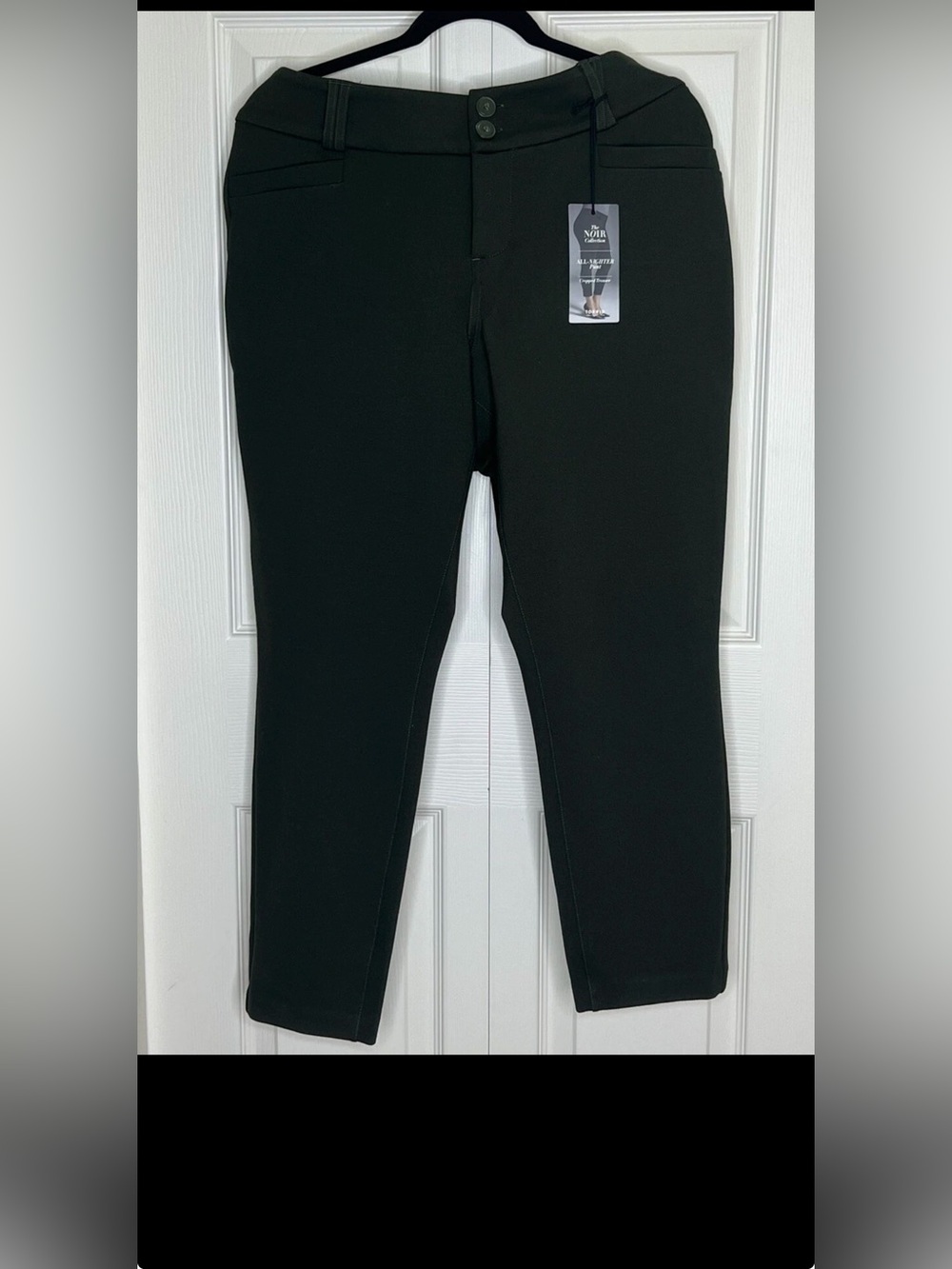 TORRID CROPPED TROUSER PANT - DARK GREEN / HUNTER GREEN ALL NIGHTER 18 PLUS NEW